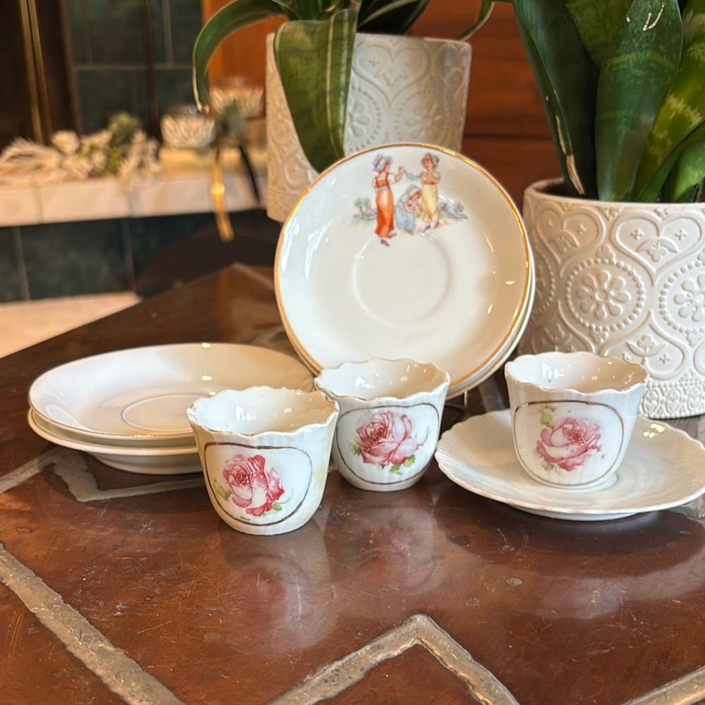 Antique Child’s Mix-Match Tea Set Pieces